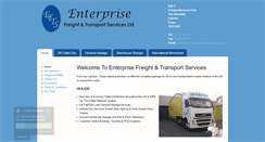 Desktop Screenshot of enterprisefreightandtransportservices.com
