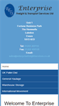Mobile Screenshot of enterprisefreightandtransportservices.com